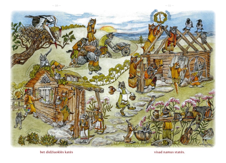 Katės rūmas ir Perkūnas